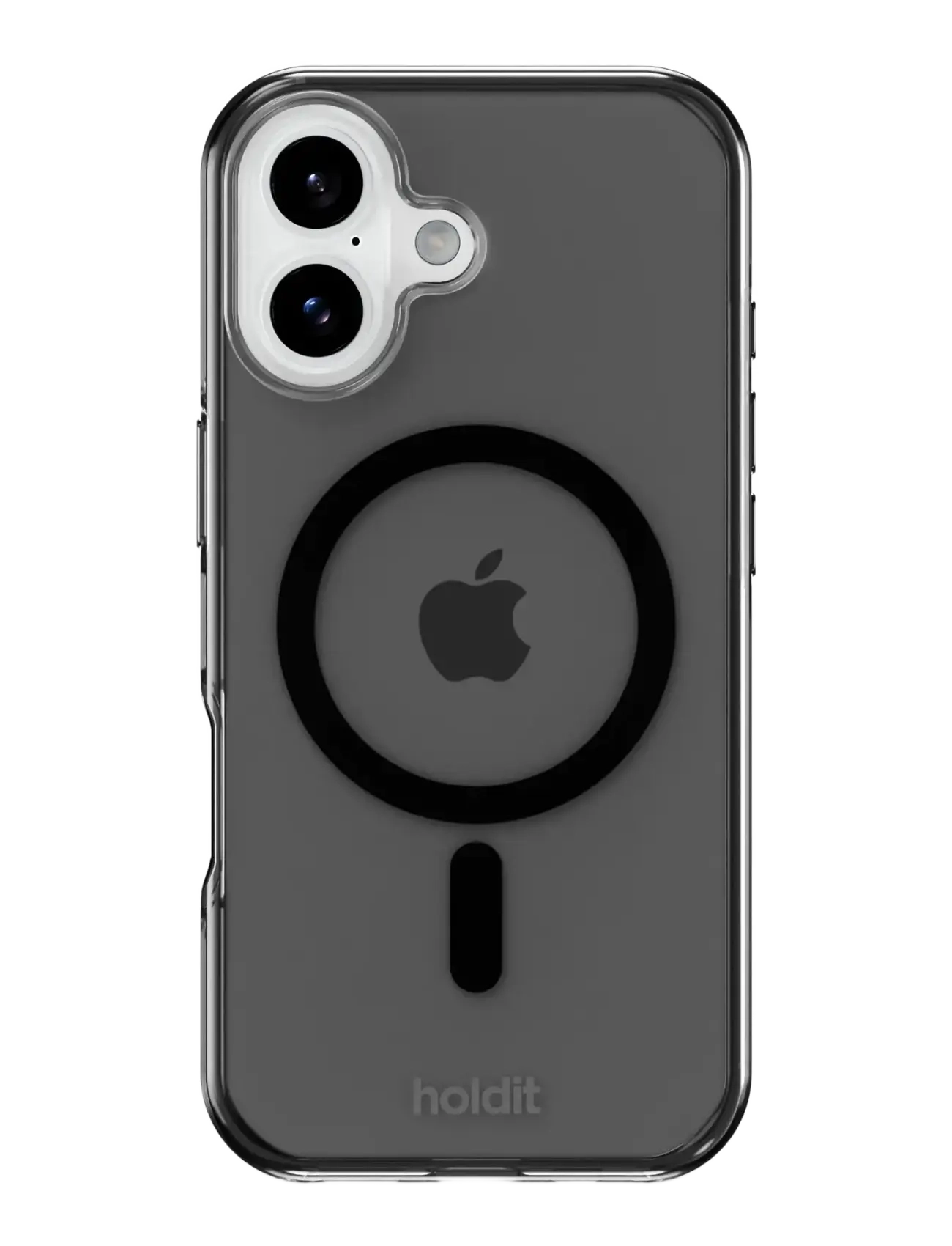 Holdit Transparent Case Magsafe Cpt. IPH 17 - Põhirõivad - BLACK / black