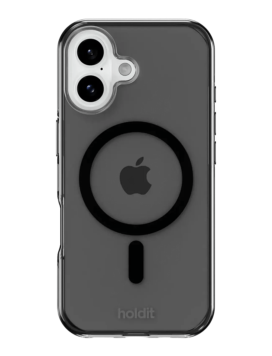 Holdit - Transparent Case Magsafe Cpt. IPH 17 - telefonide ümbrised - black - 0