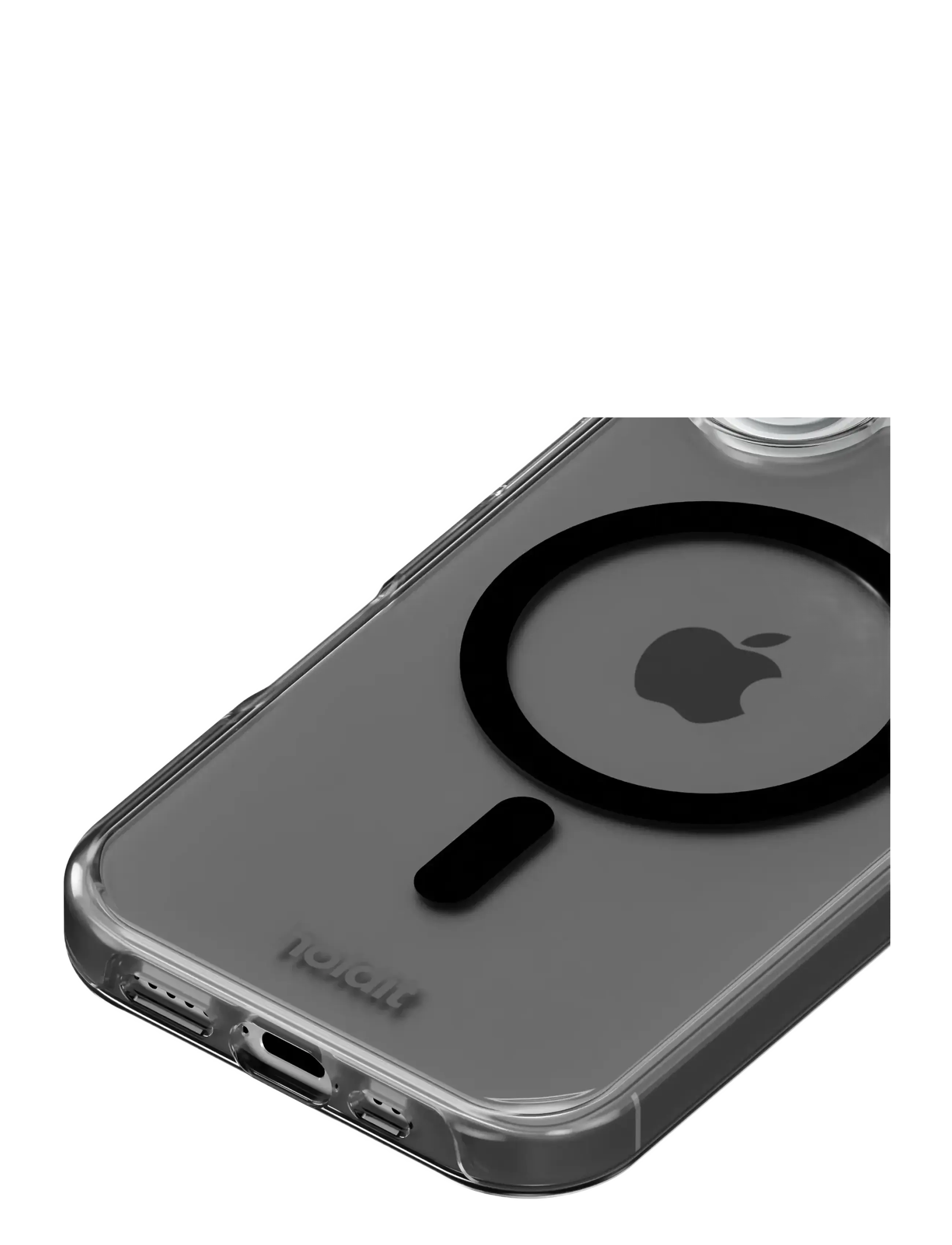 Holdit - Transparent Case Magsafe Cpt. IPH 17 - telefonide ümbrised - black - 2