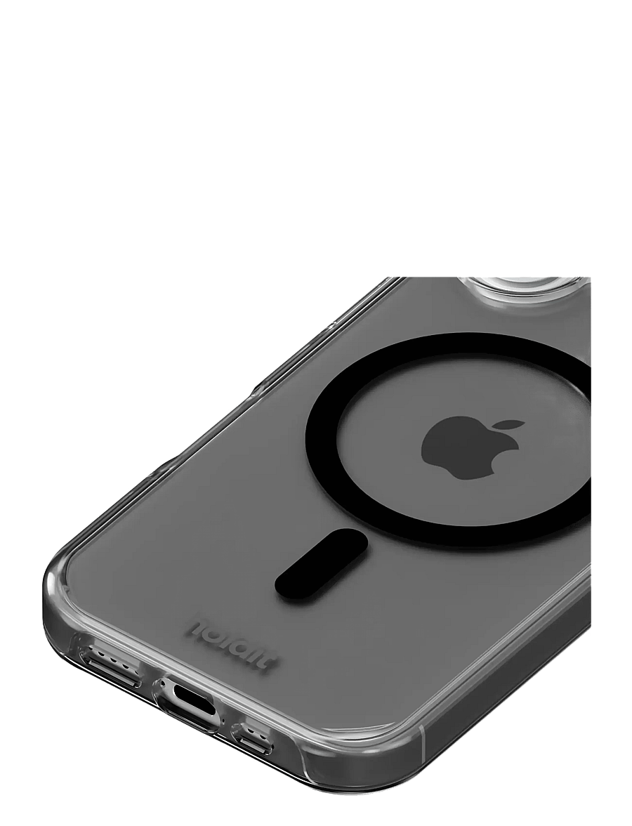 Holdit - Transparent Case Magsafe Cpt. IPH 17 - telefonide ümbrised - black - 2