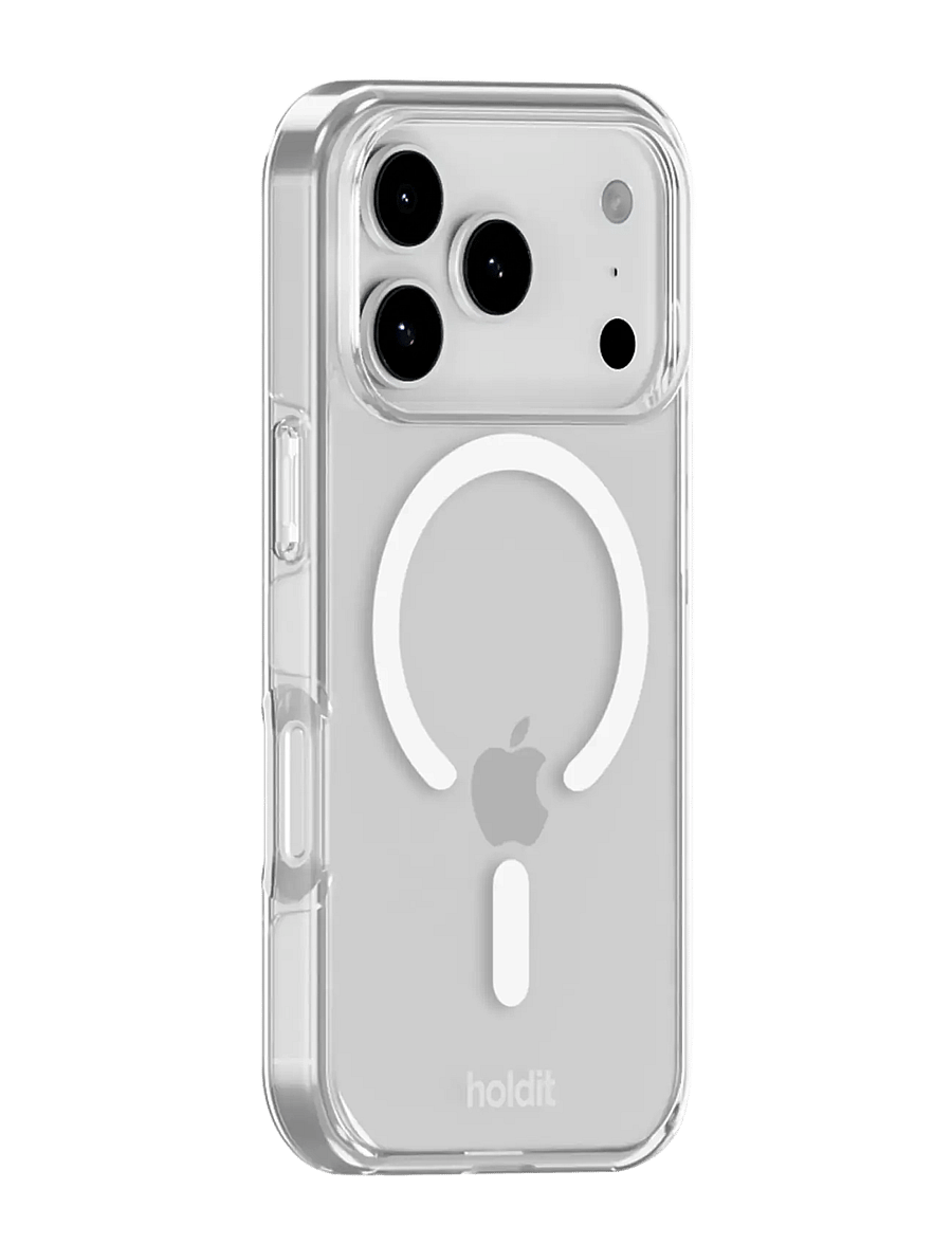 Holdit - Transparent Case Magsafe Cpt. IPH 17 Pro - phone cases - white/transparent - 1