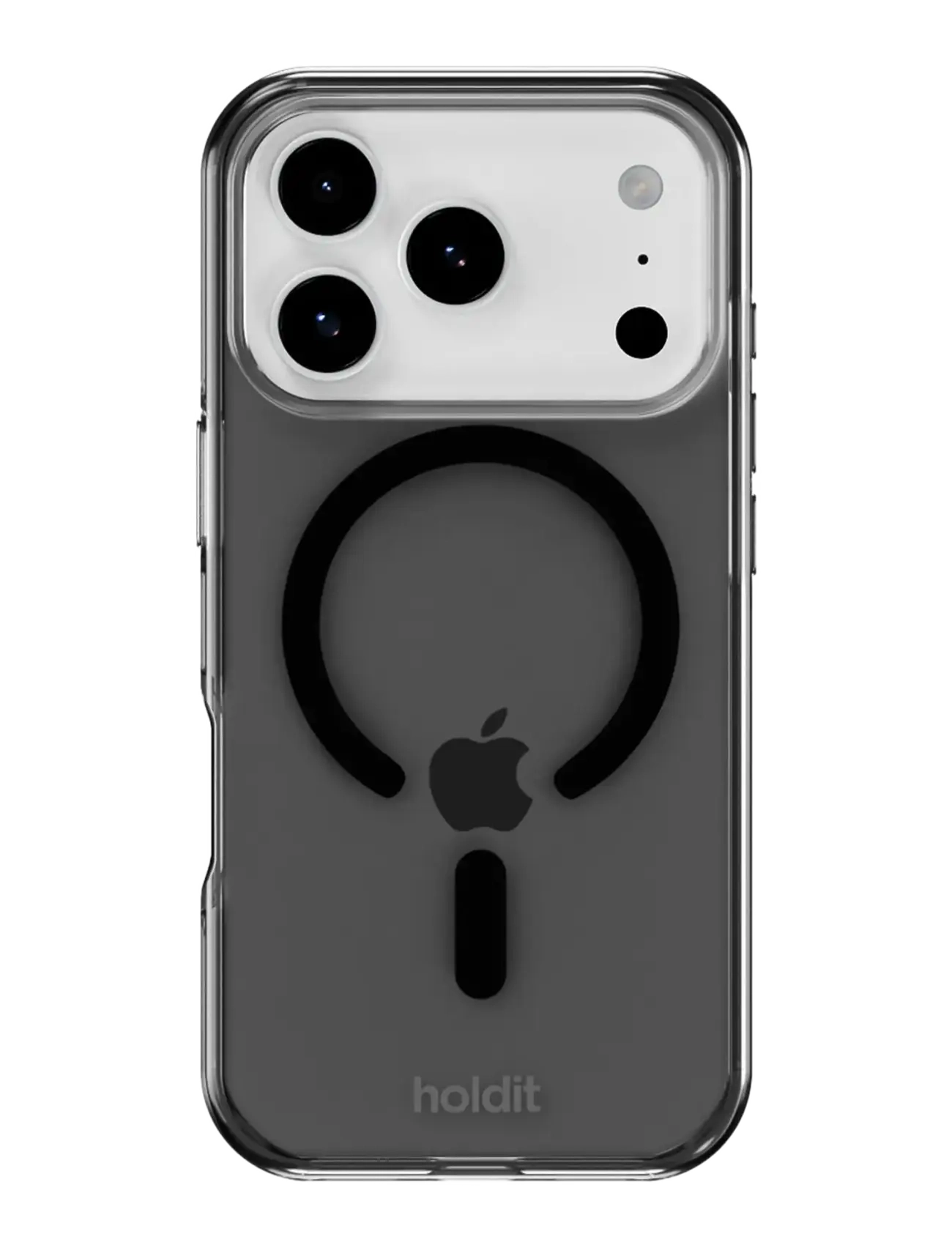 Holdit Transparent Case Magsafe Cpt. IPH 17 Pro - Põhirõivad - BLACK / black
