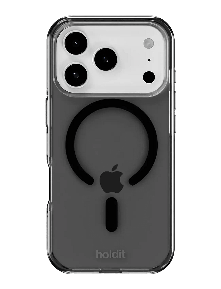 Holdit - Transparent Case Magsafe Cpt. IPH 17 Pro - telefonide ümbrised - black - 0