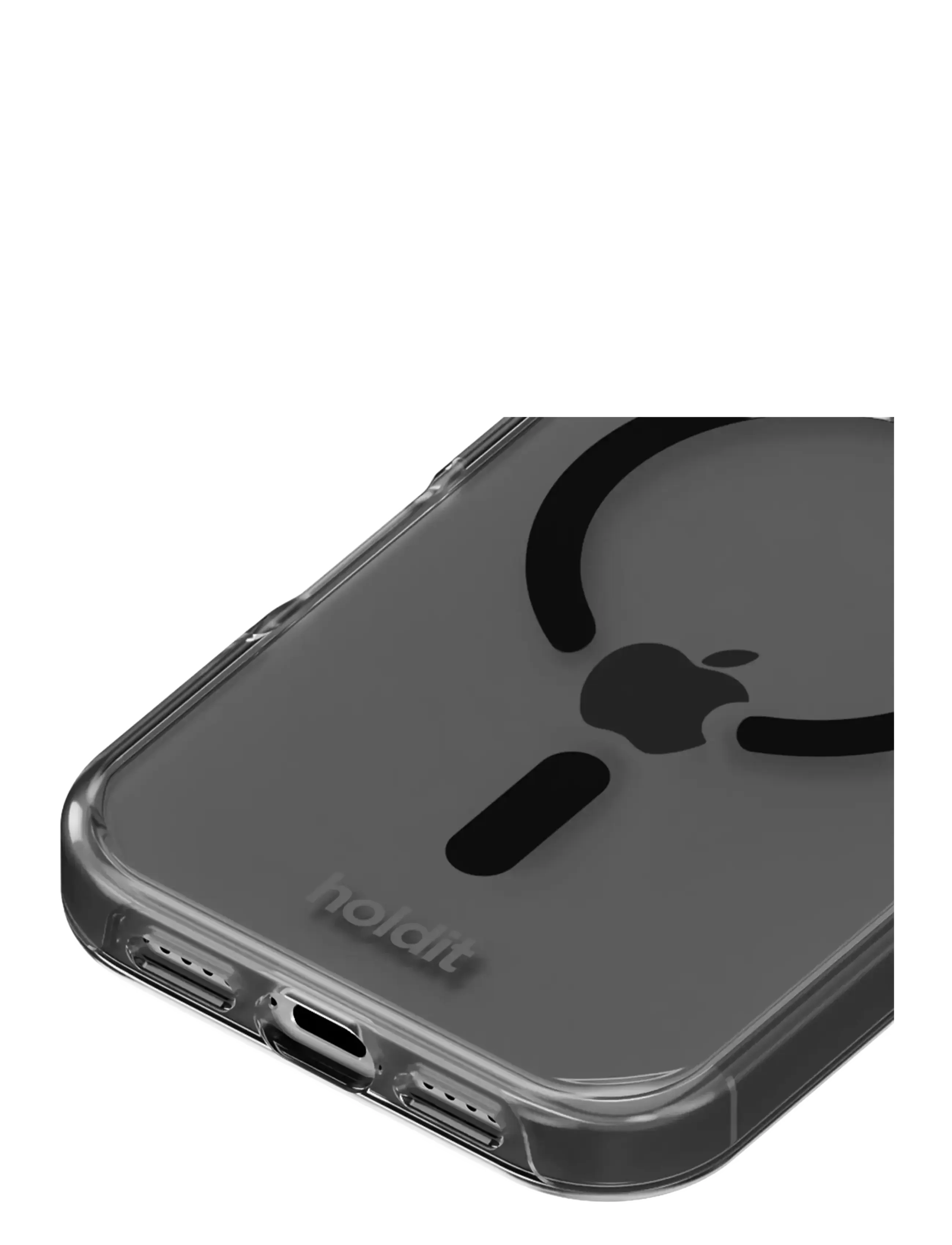 Holdit - Transparent Case Magsafe Cpt. IPH 17 Pro - telefonide ümbrised - black - 2