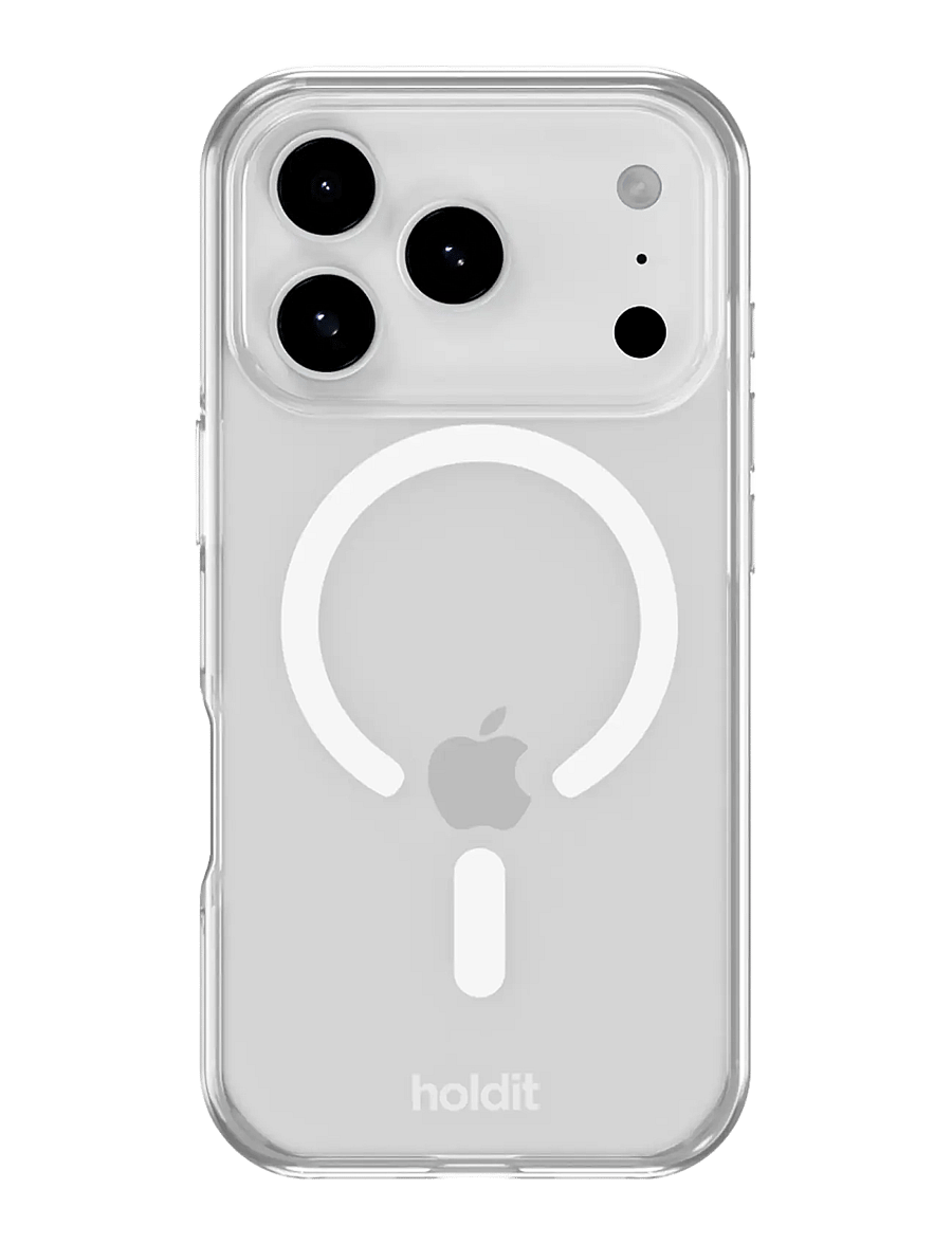 Holdit - Transparent Case Magsafe iPhone 17 Pro Max - phone cases - white/transparent - 0