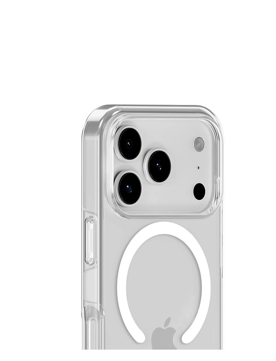 Holdit - Transparent Case Magsafe iPhone 17 Pro Max - phone cases - white/transparent - 2