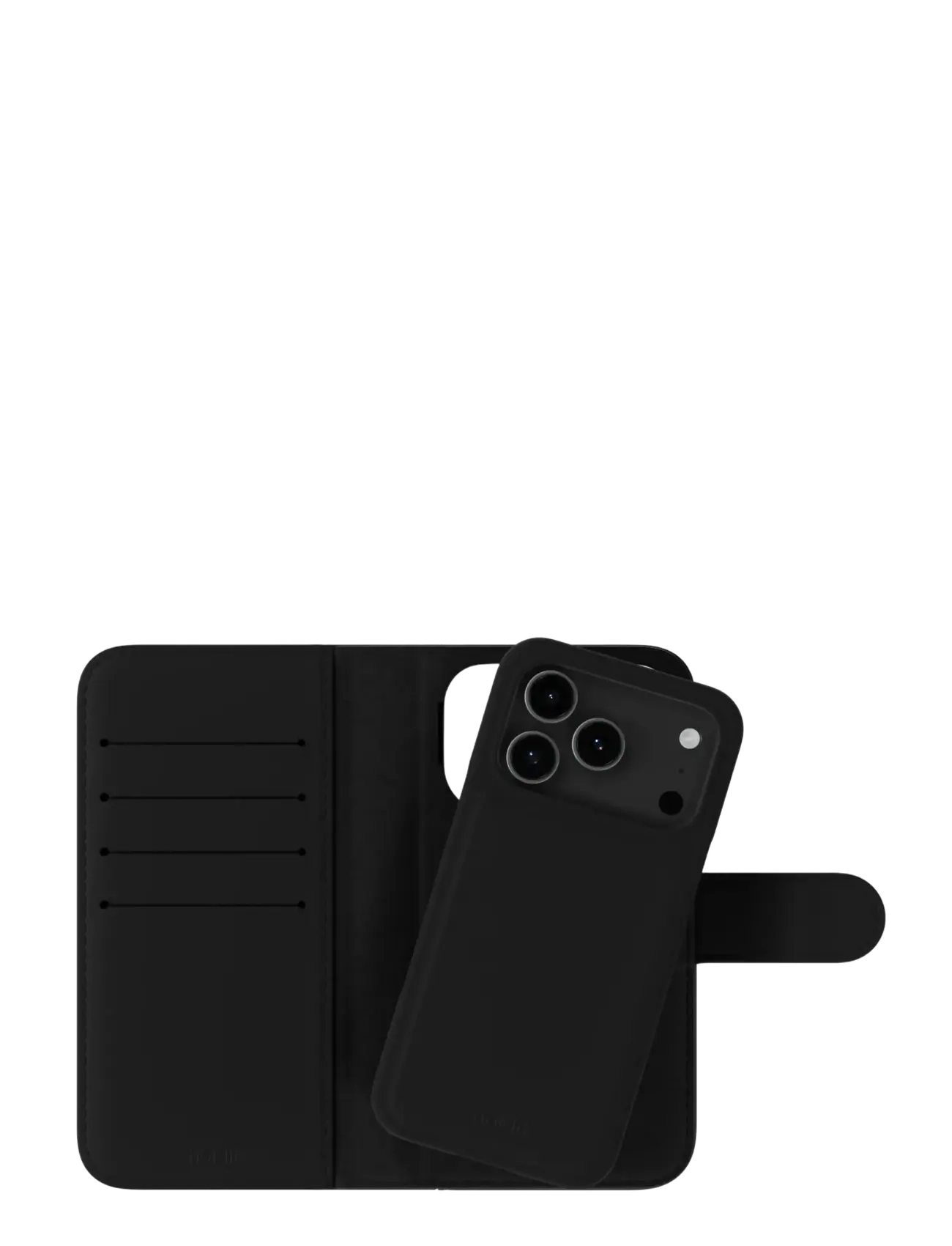 Holdit - Wallet Case MagSafe Plus iPhone 17 Pro - telefonide ümbrised - black - 1