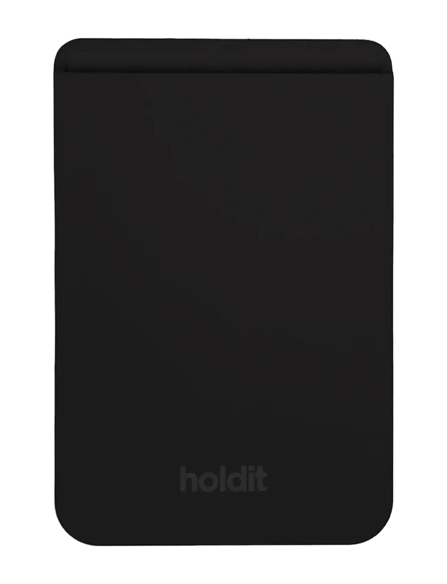 Holdit - Card Holder Silicone, Magsafe Cpt. - telefonide ümbrised - black - 0