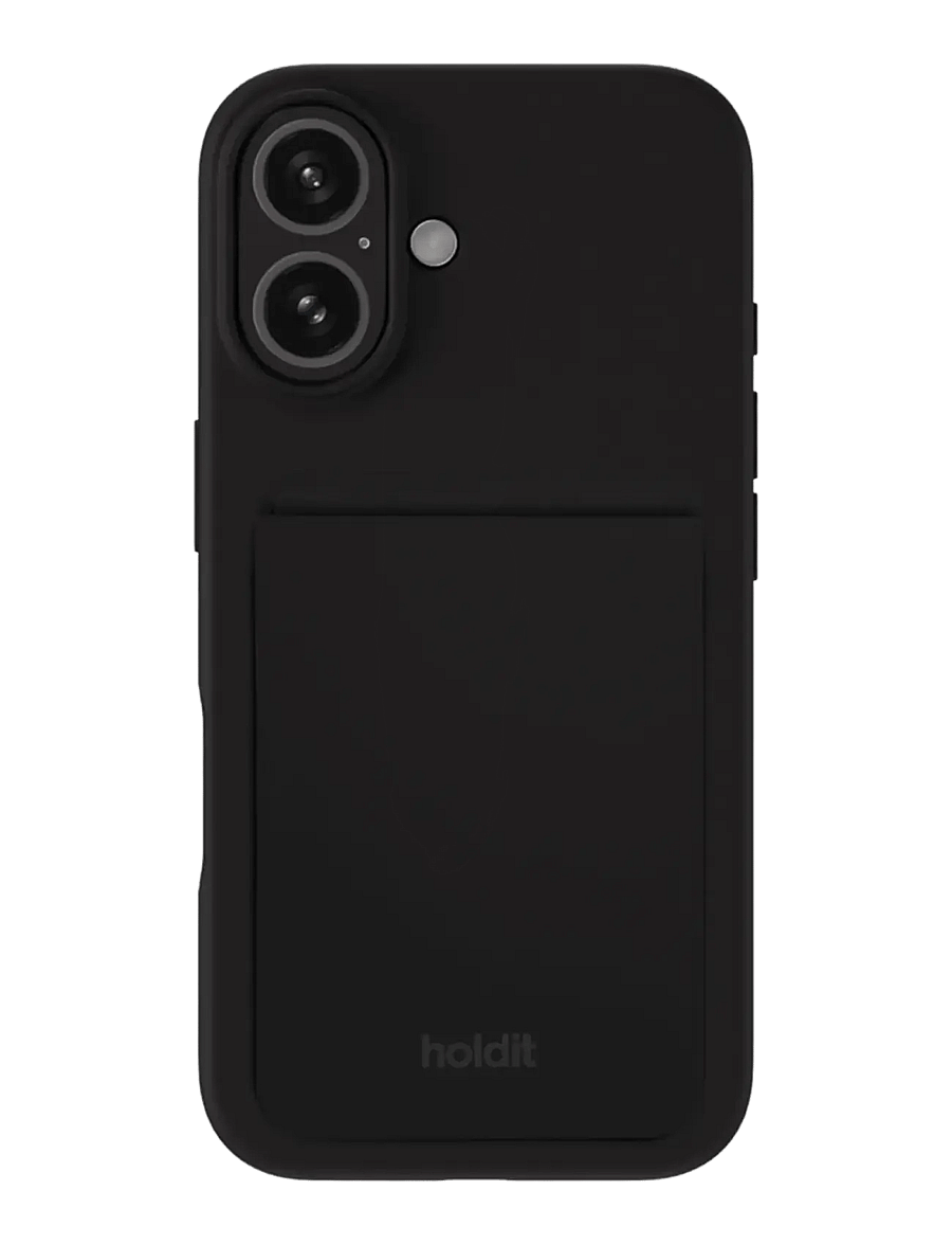 Holdit - Card Holder Silicone, Magsafe Cpt. - telefonide ümbrised - black - 2