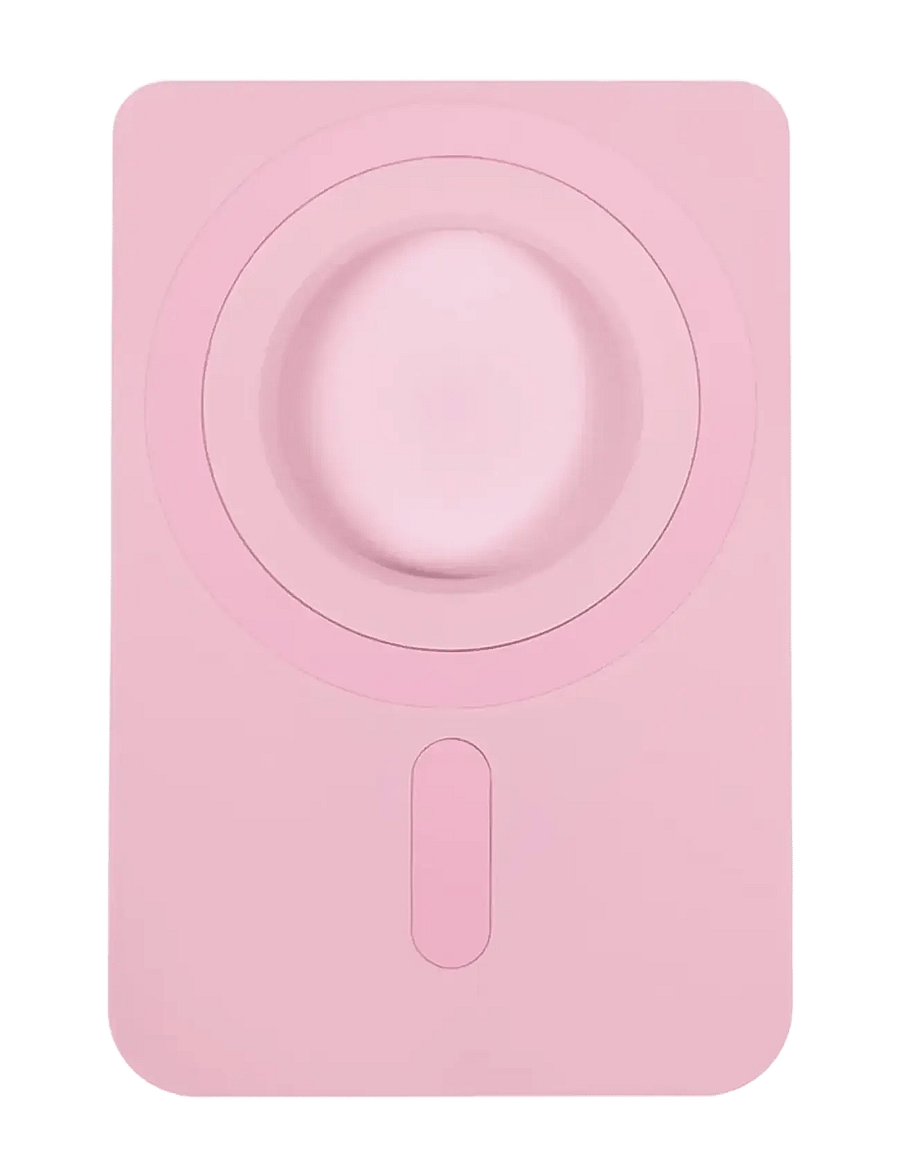 Holdit - Card Holder Silicone, Magsafe Cpt. - pink - 1