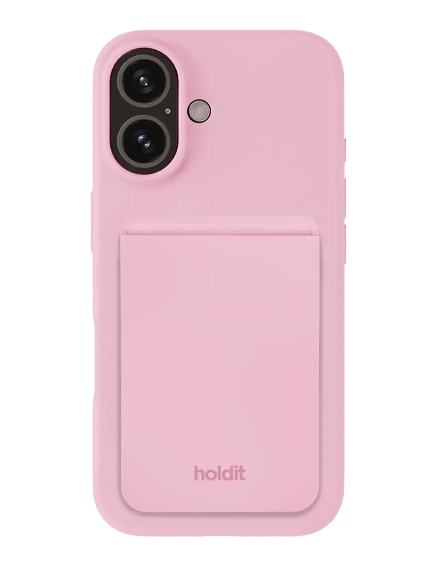 Holdit - Card Holder Silicone, Magsafe Cpt. - pink - 2