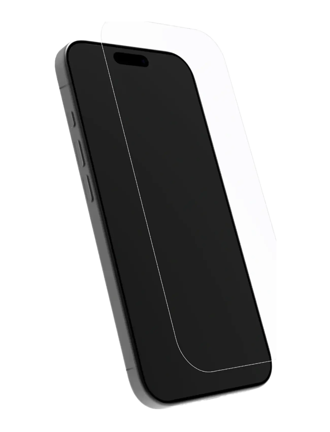 Holdit Screen Protector iPhone 17/17 Pro/16 Pro - Handy Accessoires - TRANSPARENT / white