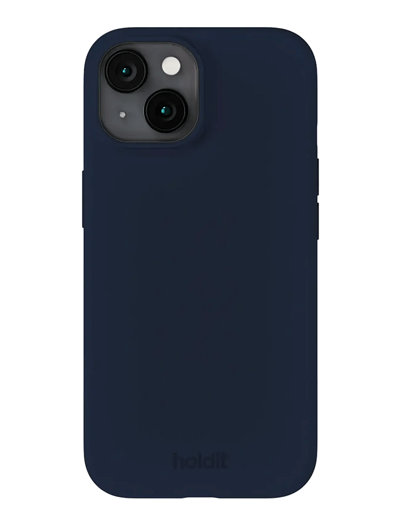 Holdit - Silicone Case iPhone 15 - mobilskal - midnight blue - 0