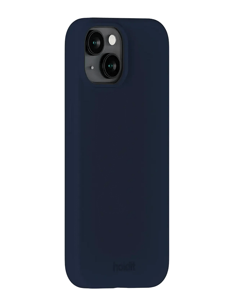 Holdit - Silicone Case iPhone 15 - mobilskal - midnight blue - 1