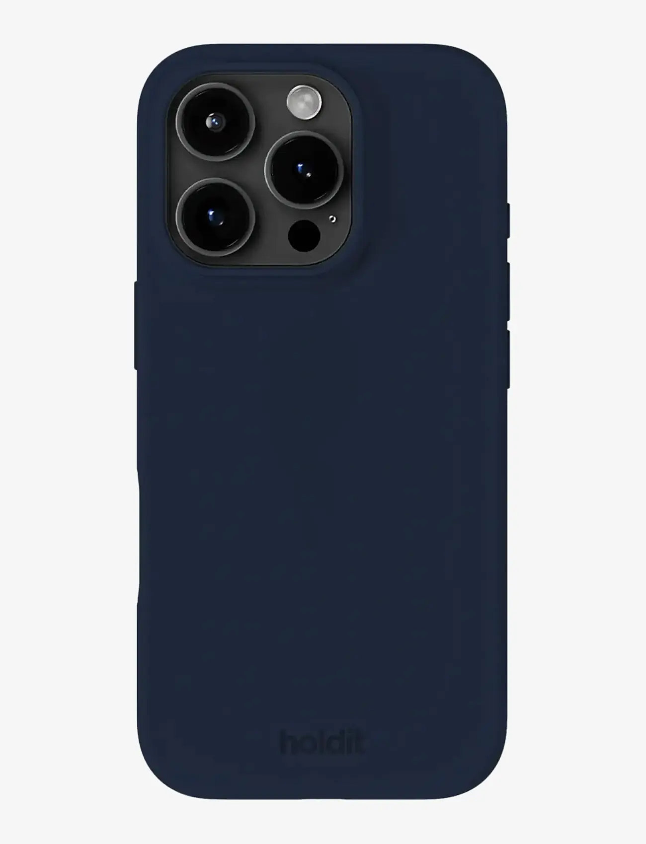 Holdit - Silicone Case iPhone 16 Pro - mobilskal - midnight blue - 0