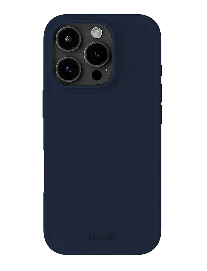 Holdit - Silicone Case iPhone 16 Pro - mobilskal - midnight blue - 0