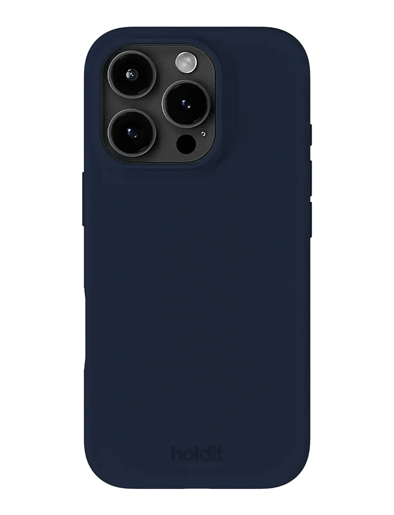 Holdit - Silicone Case iPhone 16 Pro Max - mobilskal - midnight blue - 0