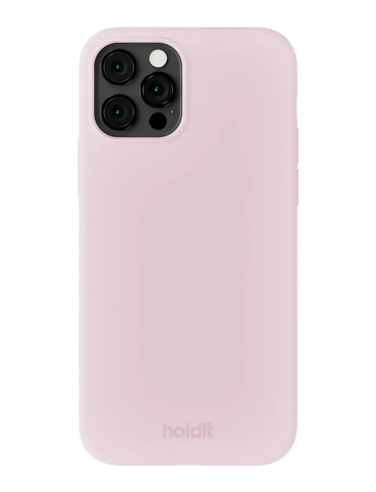 Holdit Silicone Case iPhone 12/12 Pro - Põhirõivad - PALE PINK / pink/rose