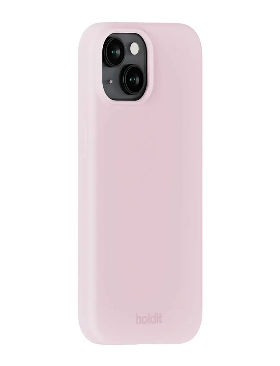 Holdit - Silicone Case iPhone 15 - telefonide ümbrised - pale pink - 1