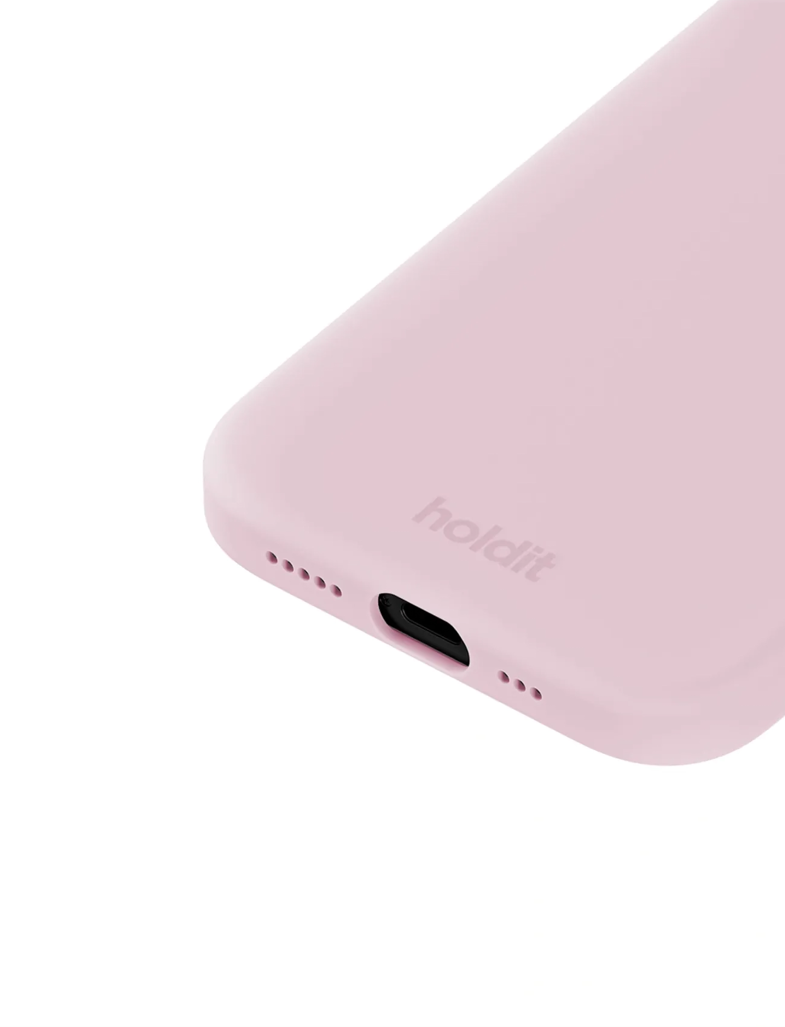 Holdit - Silicone Case iPhone 15 - telefonide ümbrised - pale pink - 3