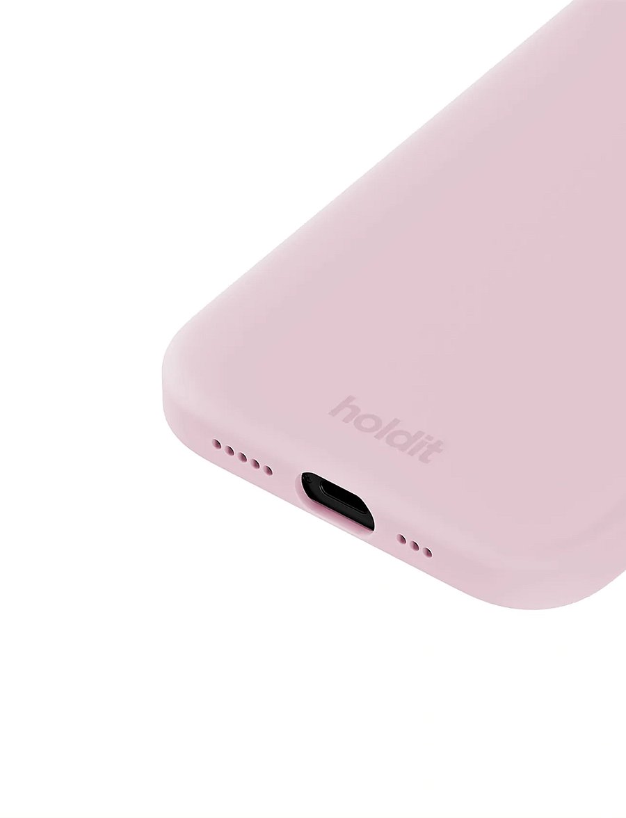 Holdit - Silicone Case iPhone 15 - telefonide ümbrised - pale pink - 3
