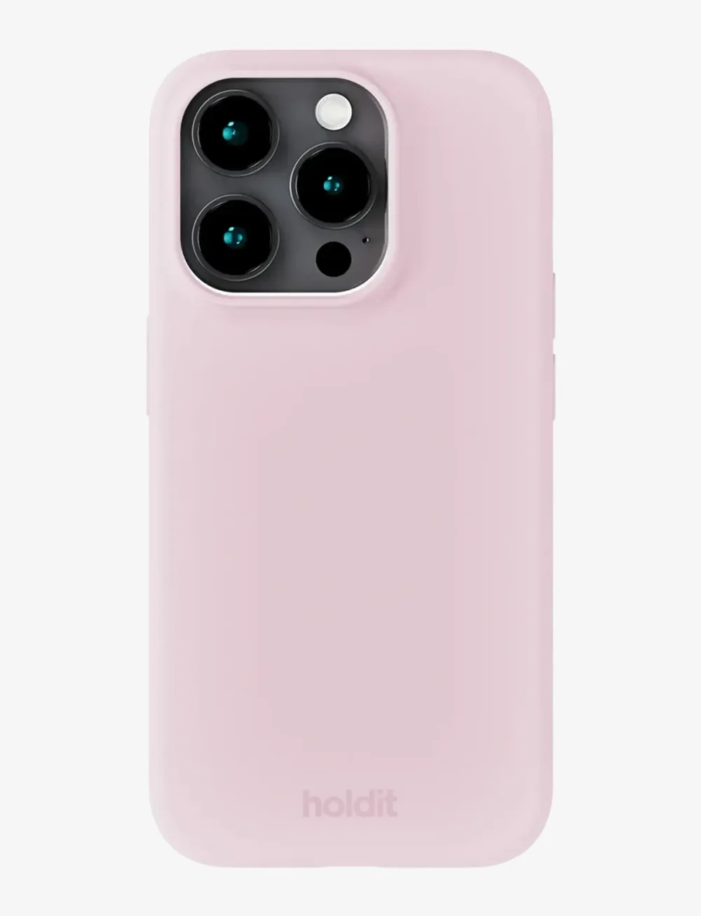 Holdit - Silicone Case iPhone 15 Pro - handycover - pale pink - 0