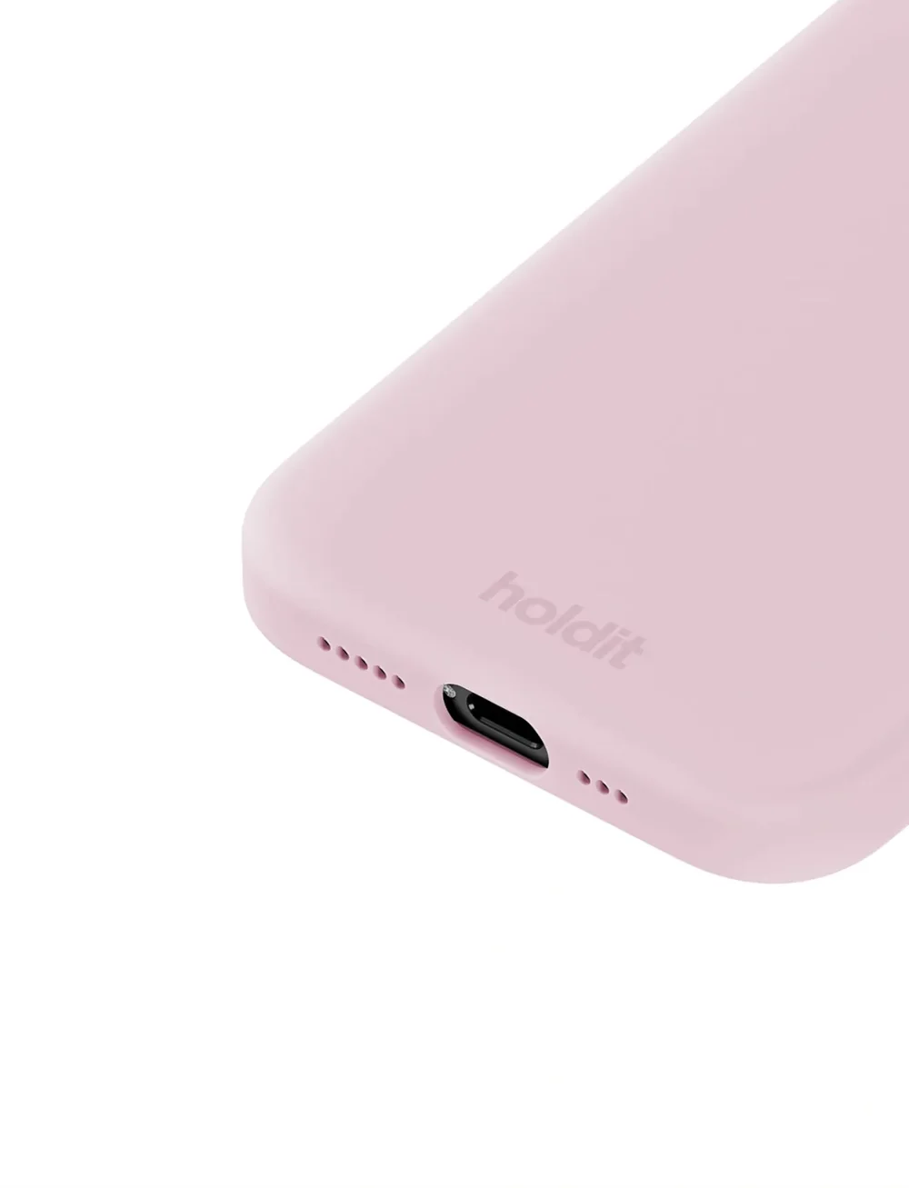 Holdit - Silicone Case iPhone 15 Pro - handycover - pale pink - 3