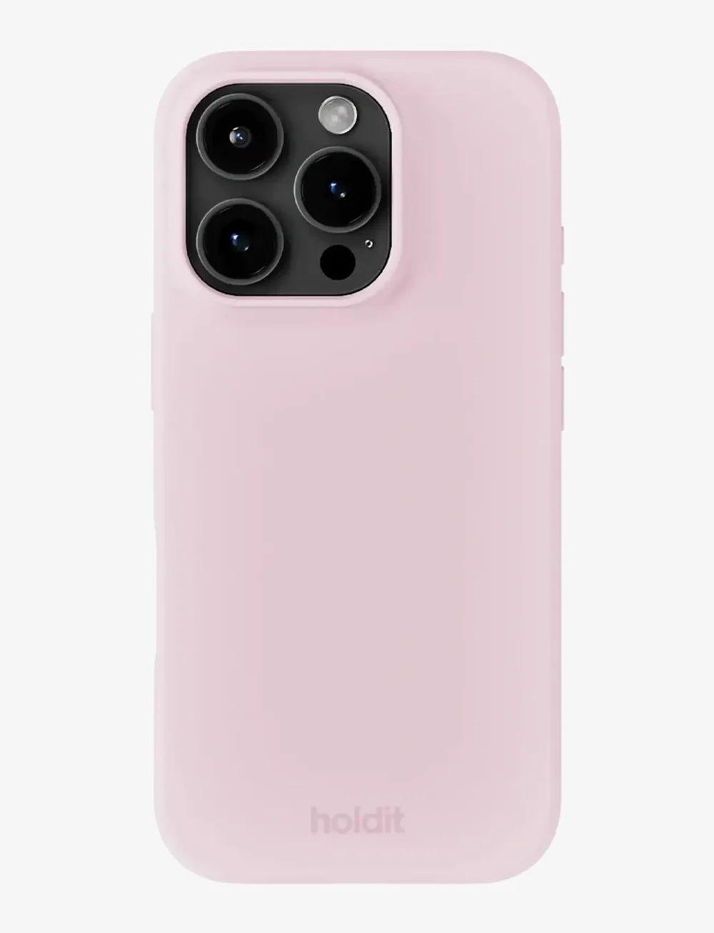 Holdit - Silicone Case iPhone 16 Pro - mobilskal - pale pink - 0
