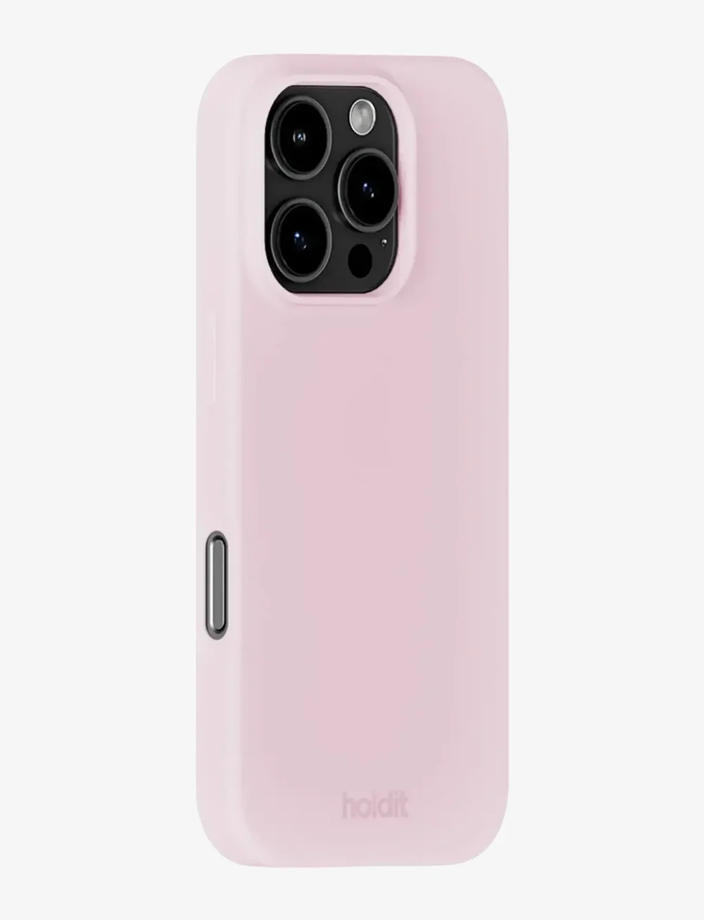 Holdit - Silicone Case iPhone 16 Pro - mobilskal - pale pink - 1