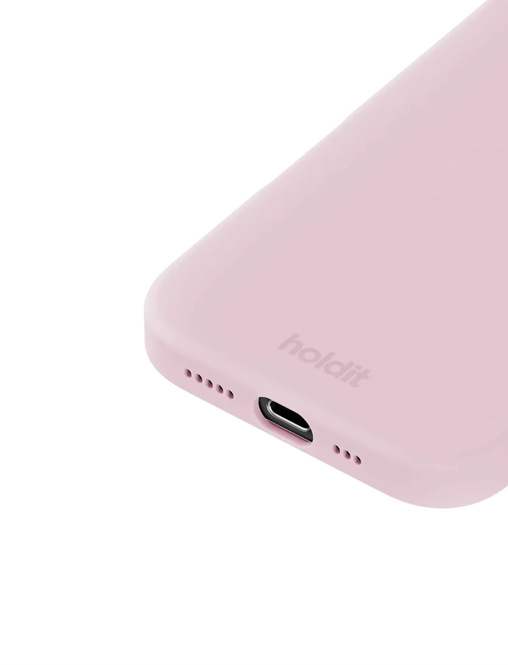 Holdit - Silicone Case iPhone 16 Pro - mobilskal - pale pink - 3