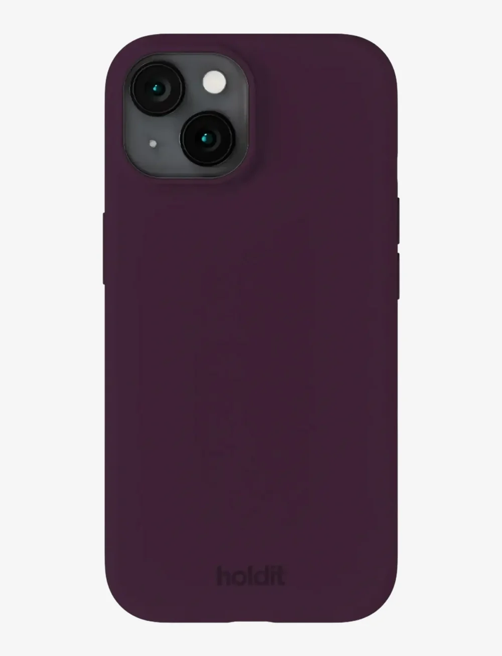 Holdit - Silicone Case iPhone 15 - telefonų dėklai - deep plum - 0