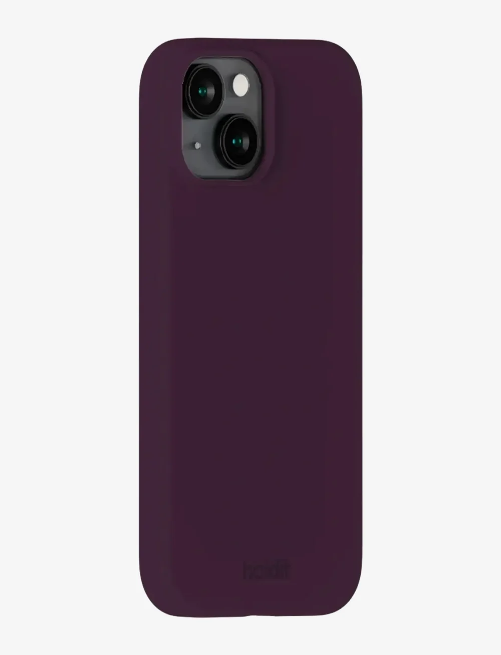 Holdit - Silicone Case iPhone 15 - telefonų dėklai - deep plum - 1