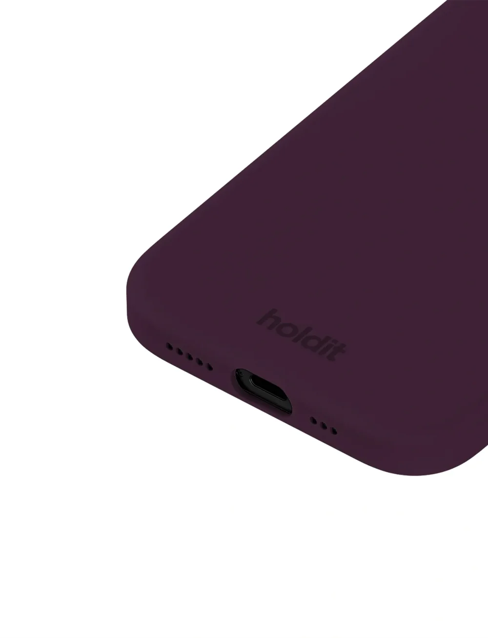 Holdit - Silicone Case iPhone 15 - telefonų dėklai - deep plum - 3