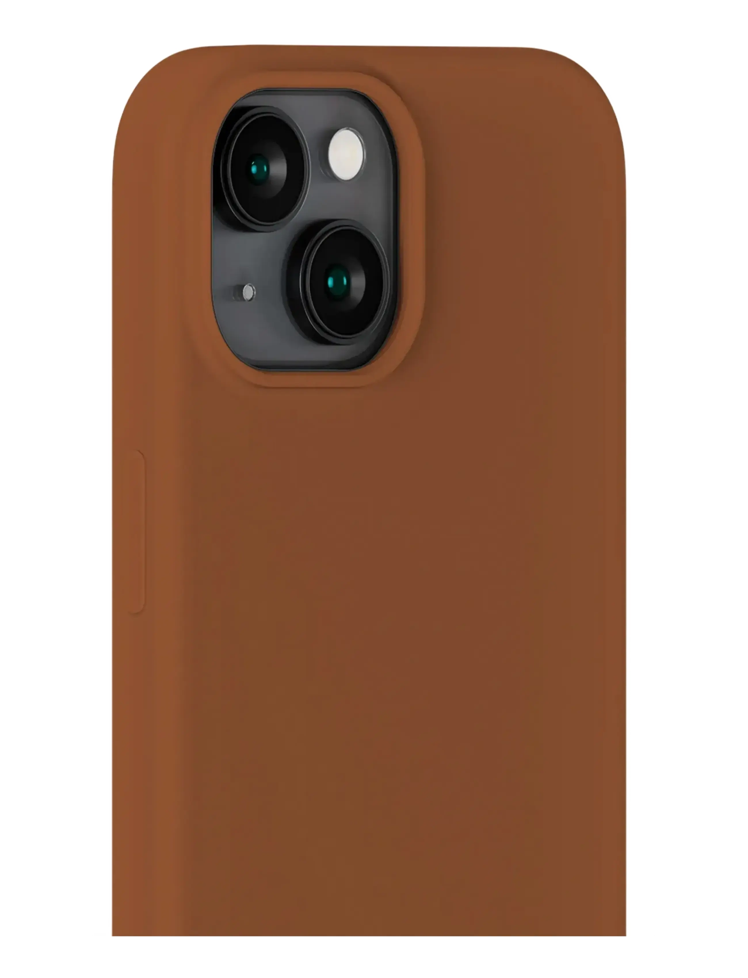 Holdit - Silicone Case iPhone 15 - sommerschnäppchen - almond brown - 3