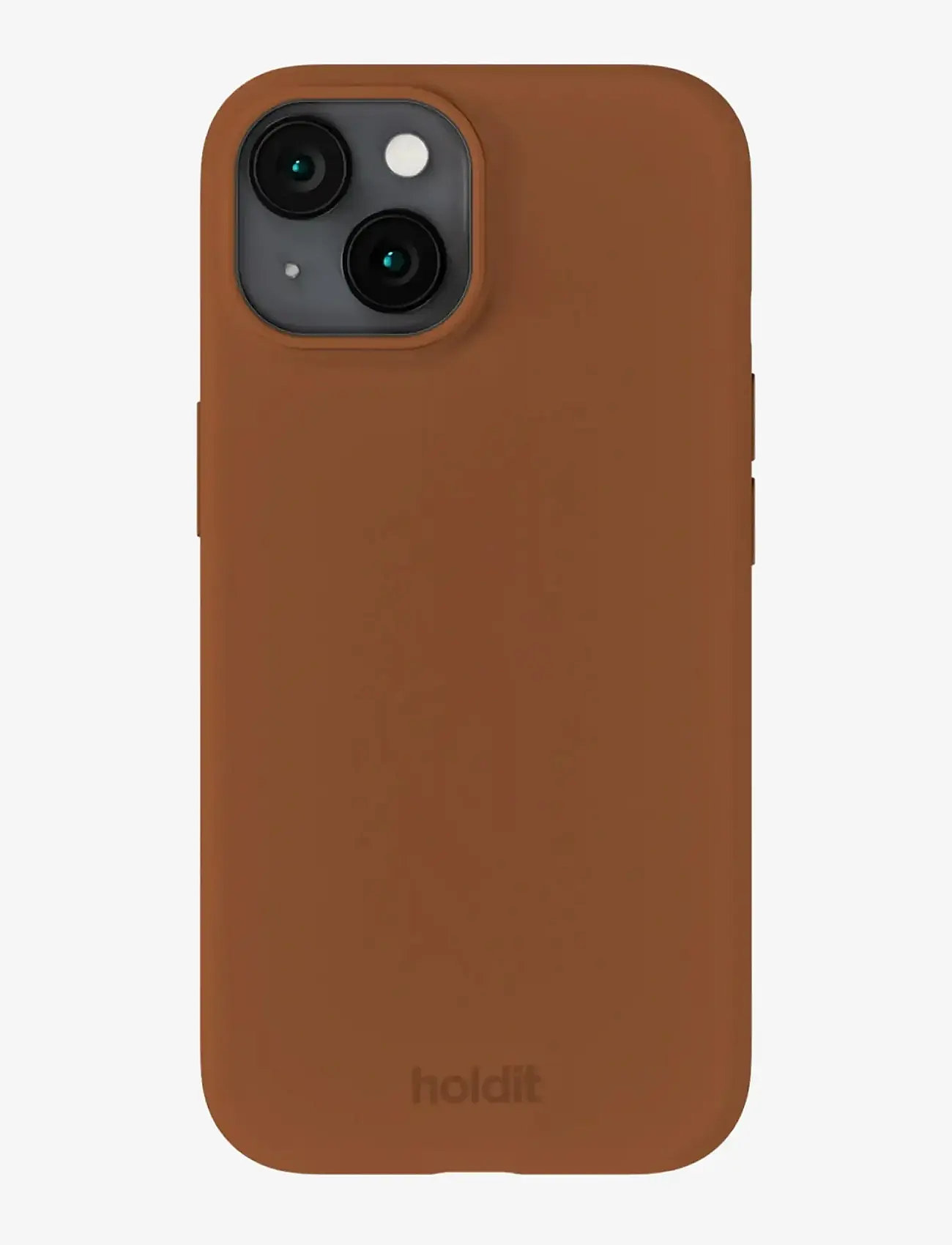 Holdit - Silicone Case iPhone 15 - mobilskal - almond brown - 0