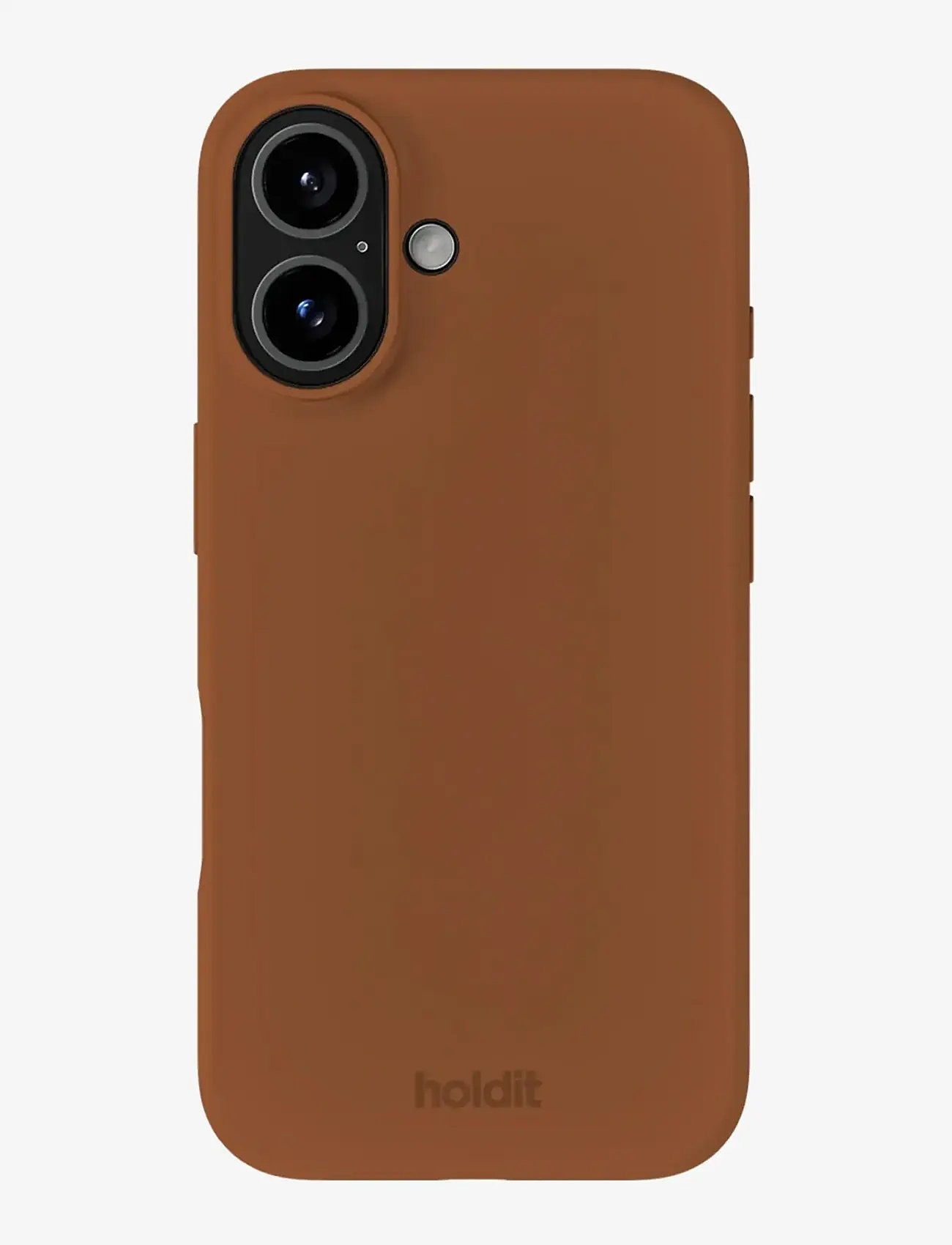 Holdit - Silicone Case iPhone 16 - mobilskal - almond brown - 0