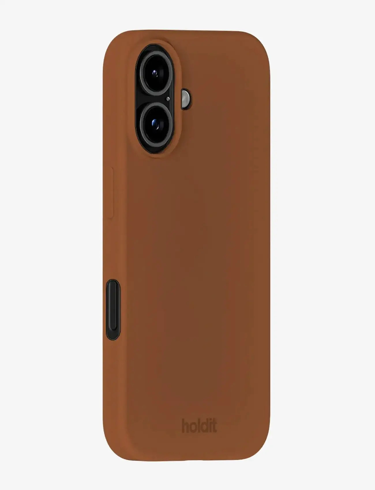 Holdit - Silicone Case iPhone 16 - mobilskal - almond brown - 1