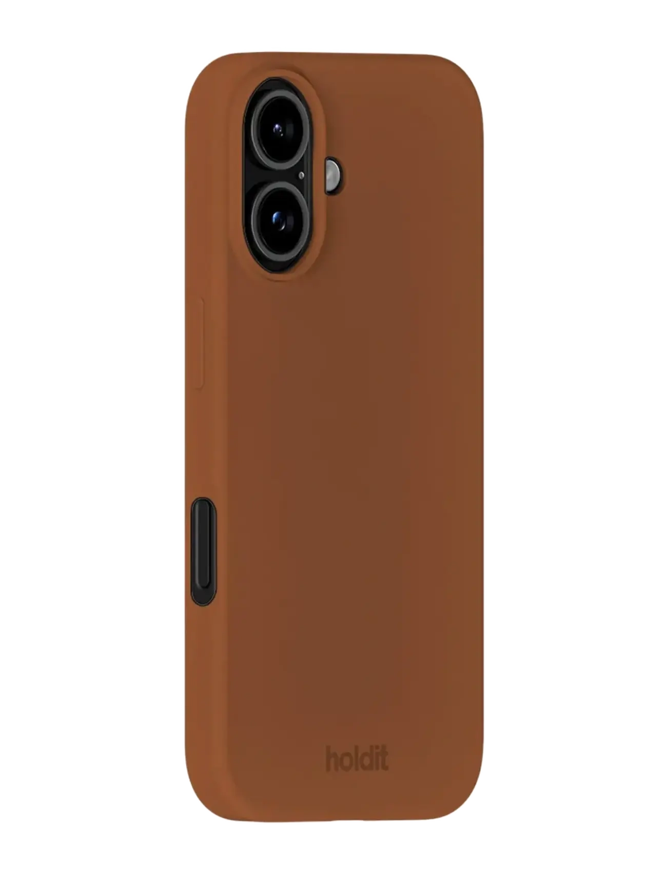 Holdit - Silicone Case iPhone 16 - sommerschnäppchen - almond brown - 1