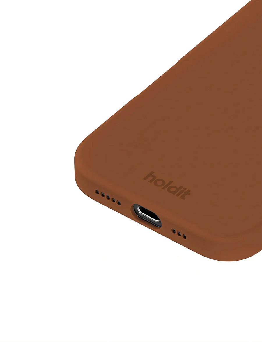 Holdit - Silicone Case iPhone 16 Pro - telefonide ümbrised - almond brown - 3