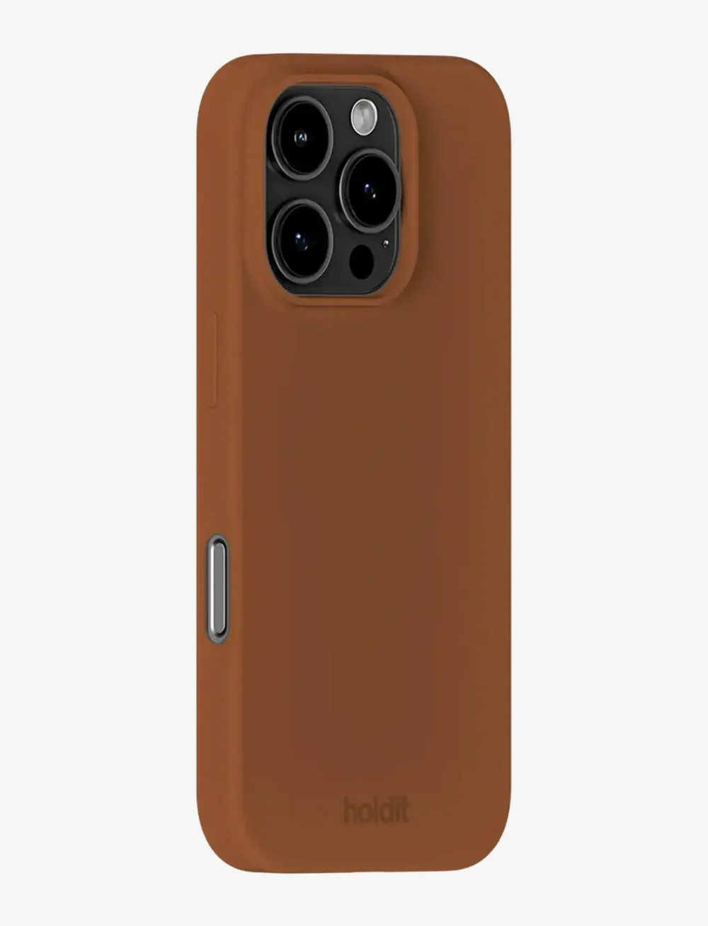Holdit - Silicone Case iPhone 16 Pro - handycover - almond brown - 1