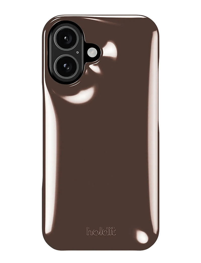 Holdit - Puffy Case iPhone 16 - coque de téléphone - chocolate - 0