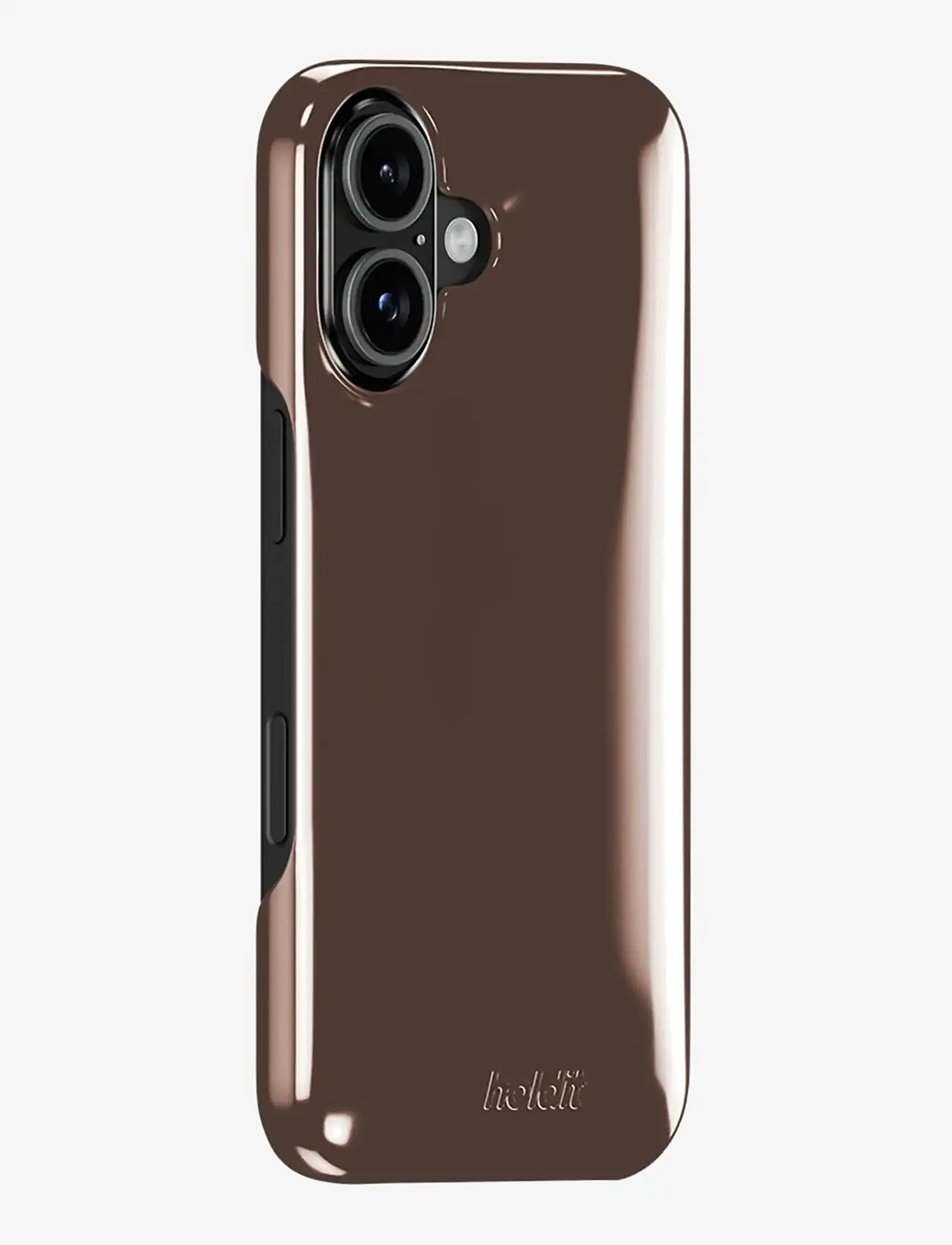 Holdit - Puffy Case iPhone 16 - handycover - chocolate - 1