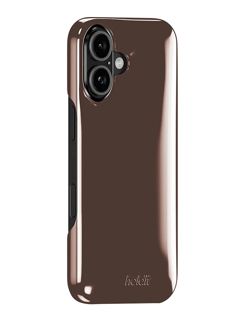 Holdit - Puffy Case iPhone 16 - coque de téléphone - chocolate - 1