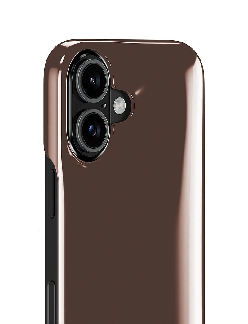 Holdit - Puffy Case iPhone 16 - coque de téléphone - chocolate - 2