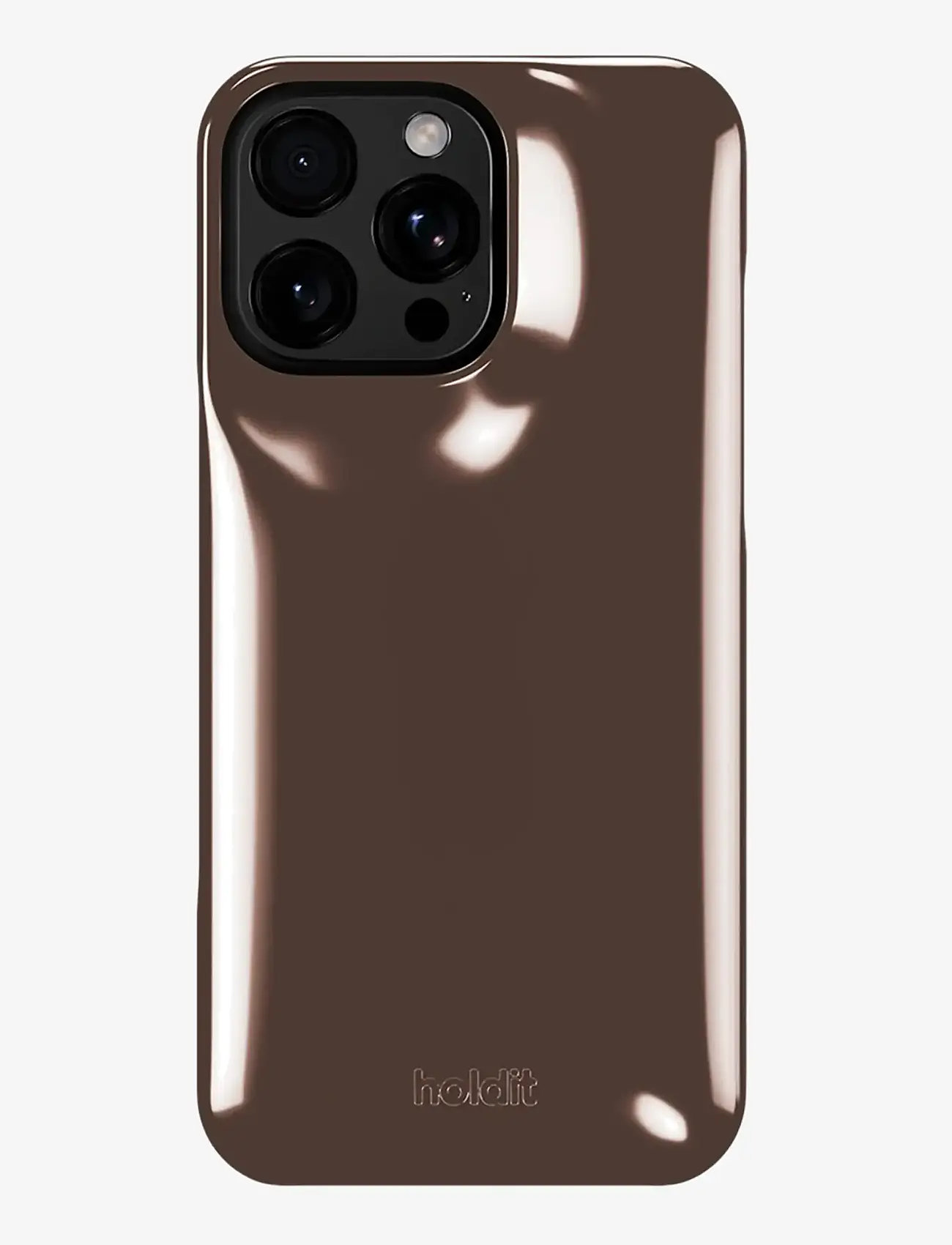 Holdit - Puffy Case iPhone 16 Pro Max - mobilcovers - chocolate - 0