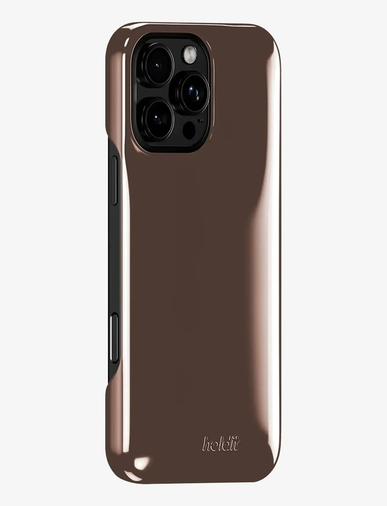 Holdit - Puffy Case iPhone 16 Pro Max - mobilcovers - chocolate - 1