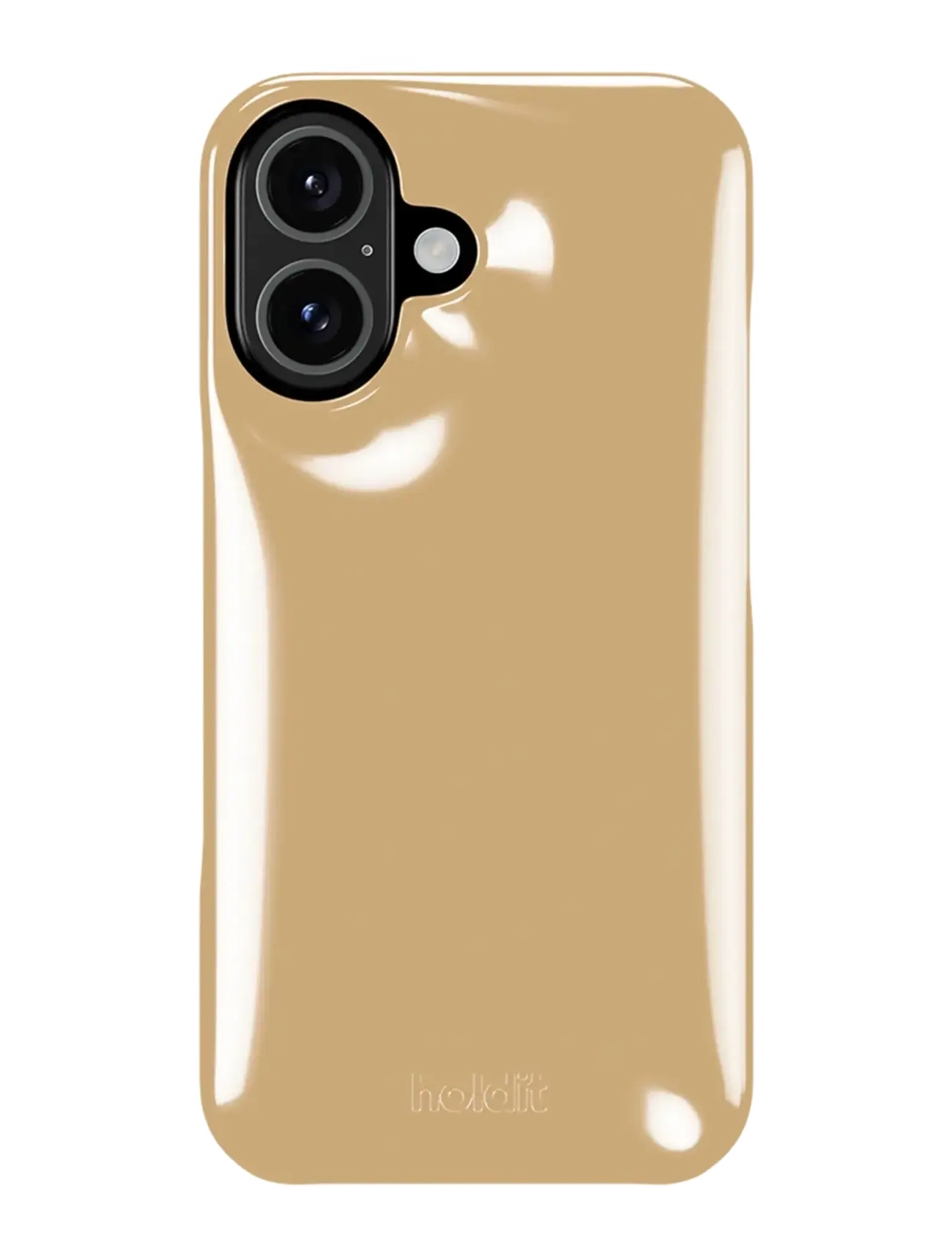 Holdit Puffy Case iPhone 16 - Mobil accessories - BEIGE / beige
