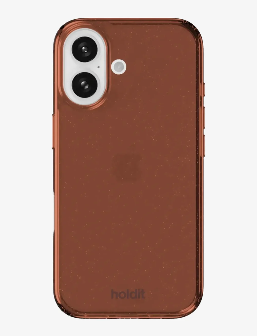 Holdit - Glitter Case iPhone 16 - handycover - amber - 0