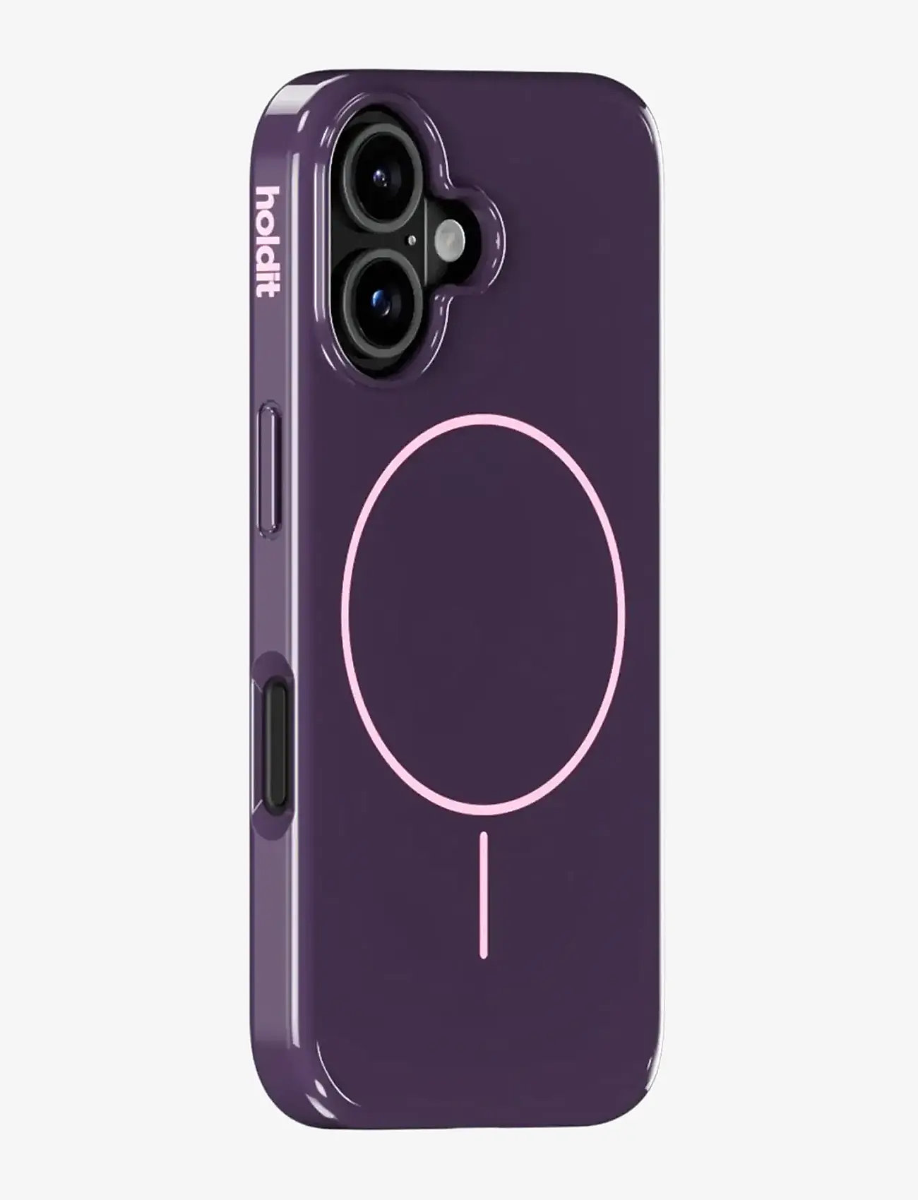 Holdit - Mono Case Magsafe iPhone 16 - mobilcovers - deep plum/pink - 1