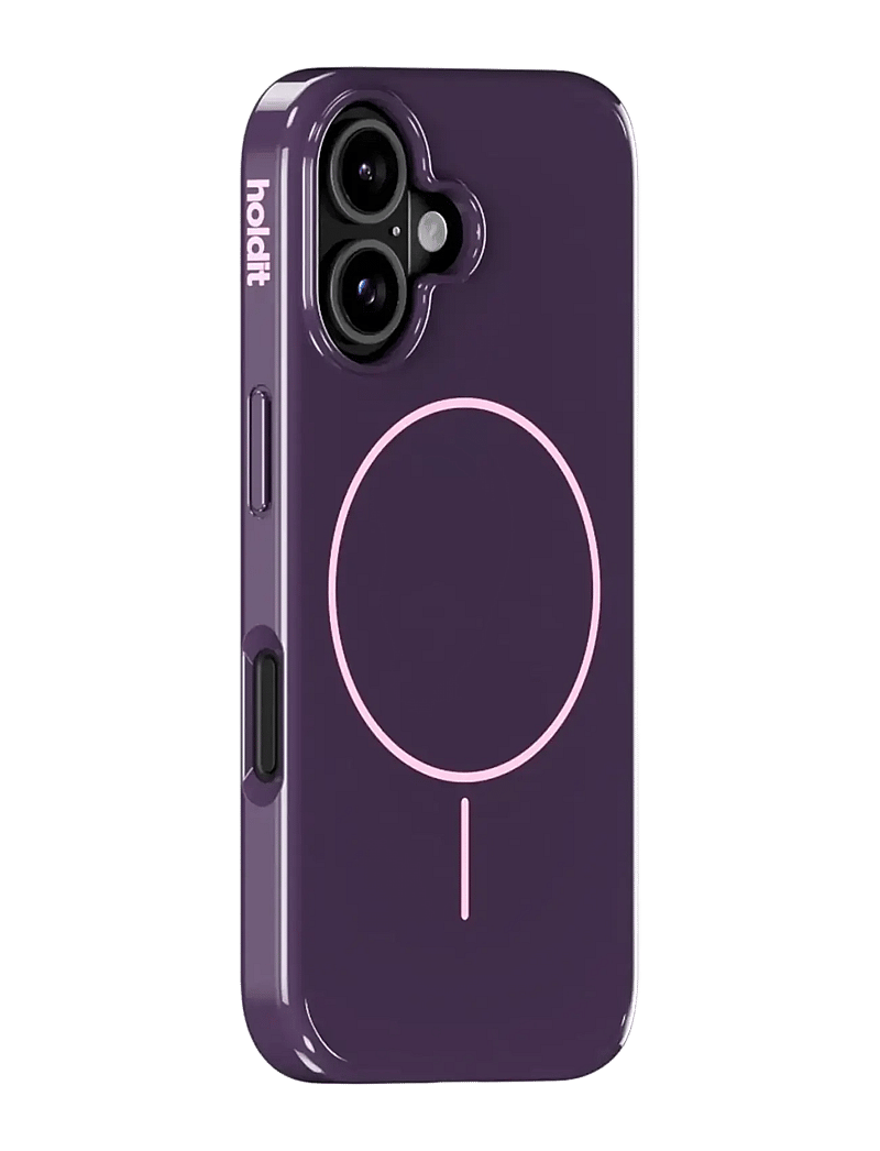 Holdit - Mono Case Magsafe iPhone 16 - mobilcovers - deep plum/pink - 1